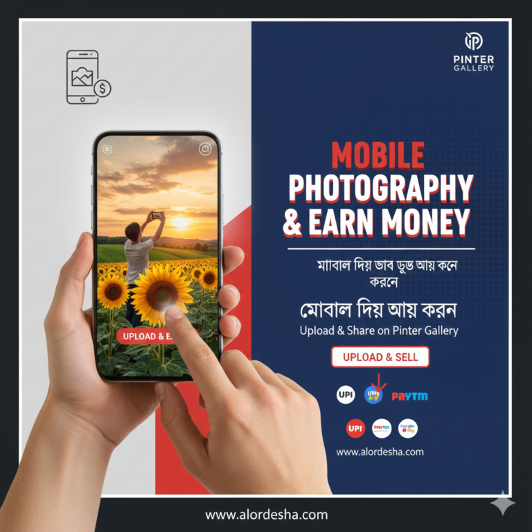 Mobile photography and earn money online on Pinter Gallery