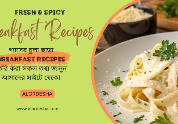 গ্যাসের চুলা ছাড়া Breakfast Recipes তৈরি করার সহজ টেকনিক