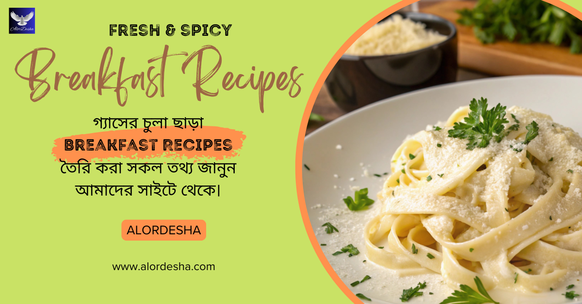 গ্যাসের চুলা ছাড়া Breakfast Recipes তৈরি করার সহজ টেকনিক